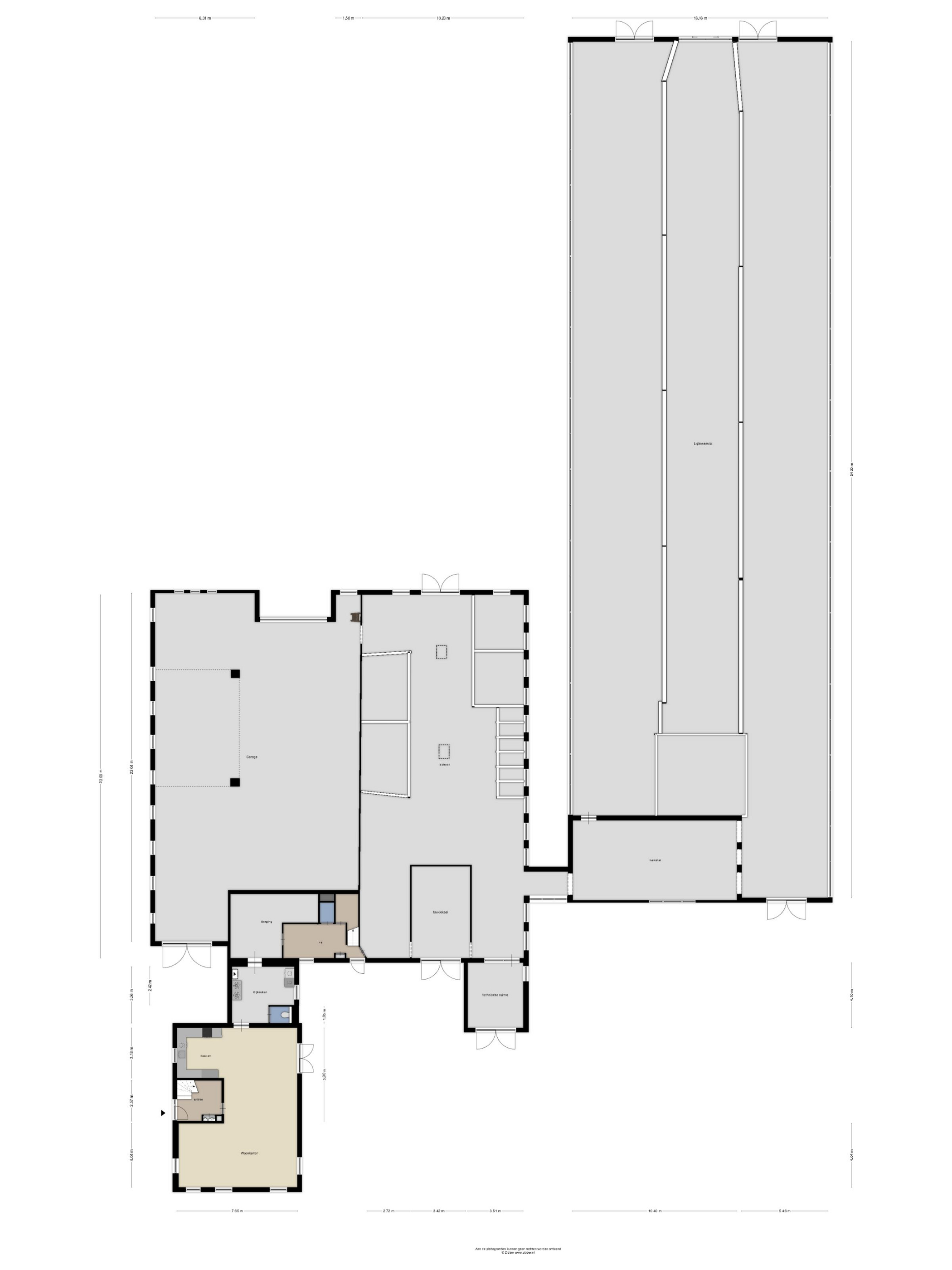 Plattegrond Langelille